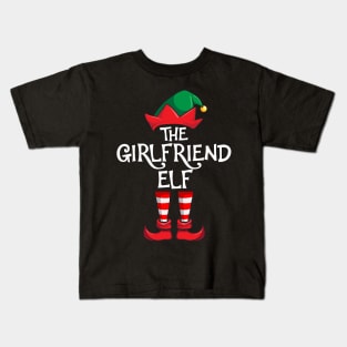 Girlfriend Elf Matching Family Christmas Kids T-Shirt